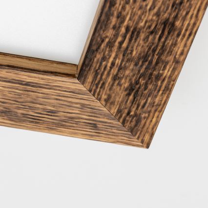 Brilagi - LED-Deckenleuchte SLIMFRAME WOOD LED/25W/230V 34x34 cm braun