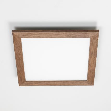 Brilagi - LED-Deckenleuchte SLIMFRAME WOOD LED/36W/230V 49,5x49,5 cm dunkelbraun