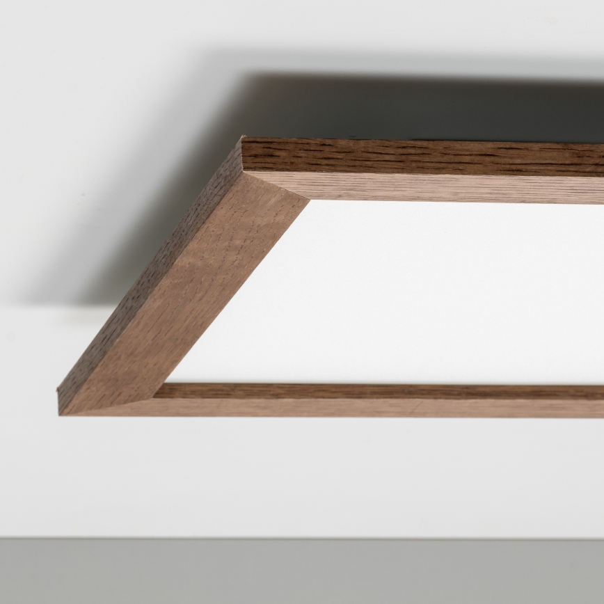 Brilagi - LED-Deckenleuchte SLIMFRAME WOOD LED/36W/230V 49,5x49,5 cm dunkelbraun