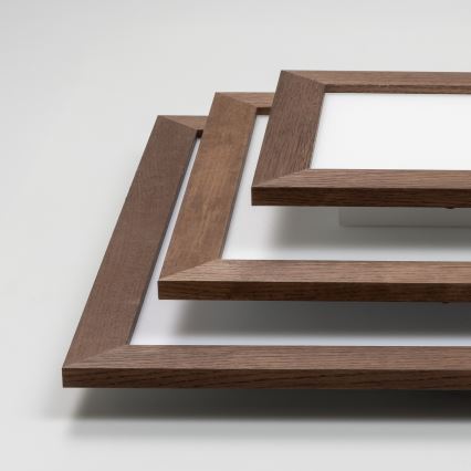 Brilagi - LED-Deckenleuchte SLIMFRAME WOOD LED/36W/230V 49,5x49,5 cm dunkelbraun