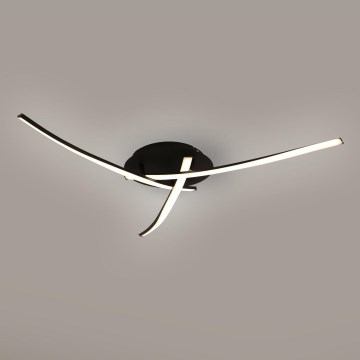 Brilagi - LED-Deckenleuchte STRIPES LED/24W/230V Ø 64 cm schwarz