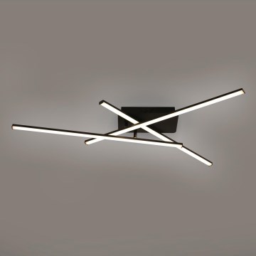 Brilagi - LED Deckenleuchte STRIPES LED/30W/230V 51x78 cm schwarz
