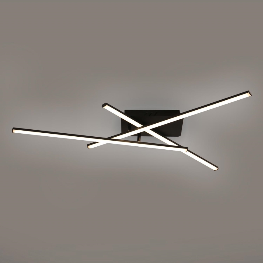 Brilagi - LED Deckenleuchte STRIPES LED/30W/230V 51x78 cm schwarz