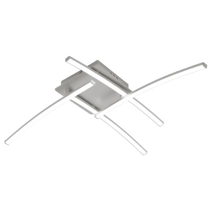 Brilagi - LED-Deckenleuchte STRIPES LED/32W/230V 69x69 cm silber