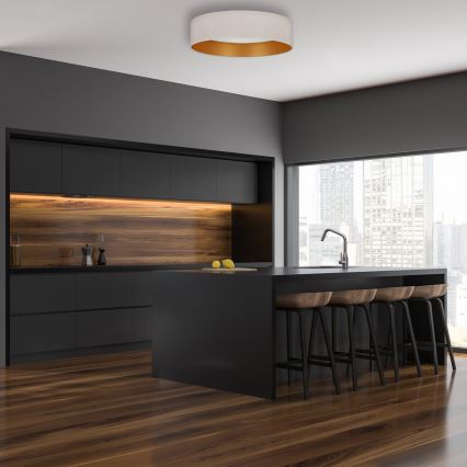 Brilagi - LED-Deckenleuchte VELVET LED/24W/230V 3000/4000/6400K cremefarben/gold