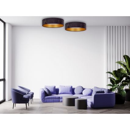 Brilagi - LED Deckenleuchte VELVET LED/24W/230V Ø 40 cm 3000/4000/6400K grau/gold