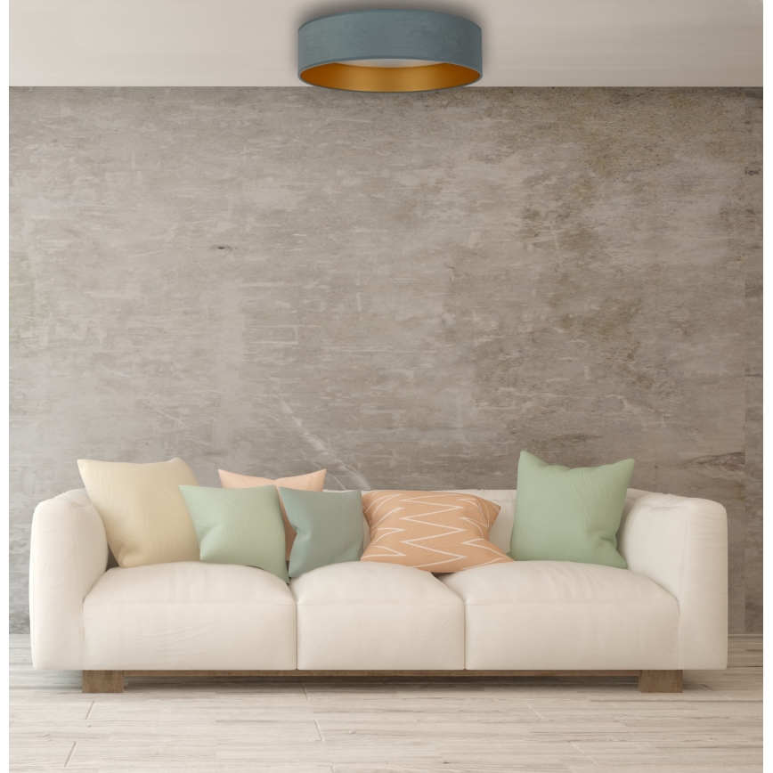 Brilagi - LED Deckenleuchte VELVET LED/24W/230V Ø 40 cm 3000/4000/6400K Minze/Gold