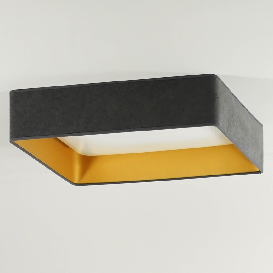 Brilagi - LED Deckenleuchte VELVET SQUARE LED/24W/230V grau