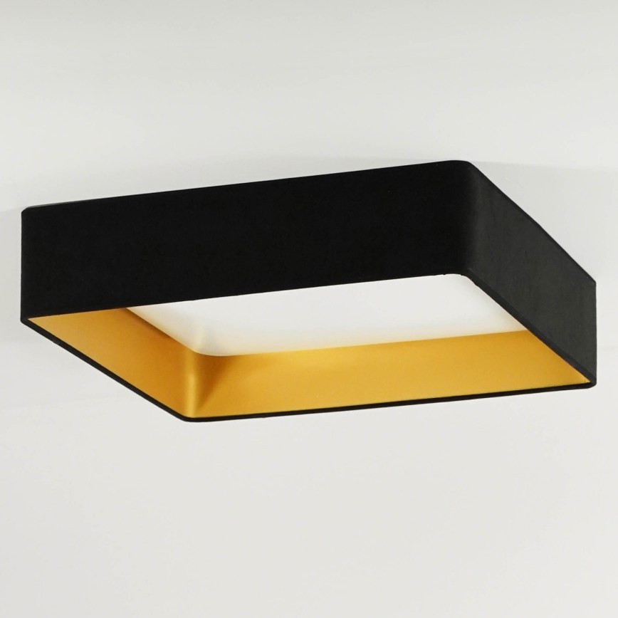 Brilagi - LED Deckenleuchte VELVET SQUARE LED/24W/230V schwarz