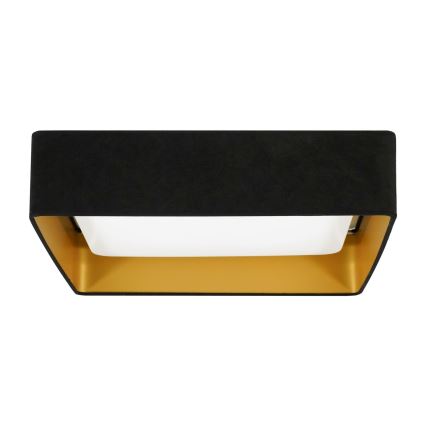 Brilagi - LED Deckenleuchte VELVET SQUARE LED/24W/230V schwarz