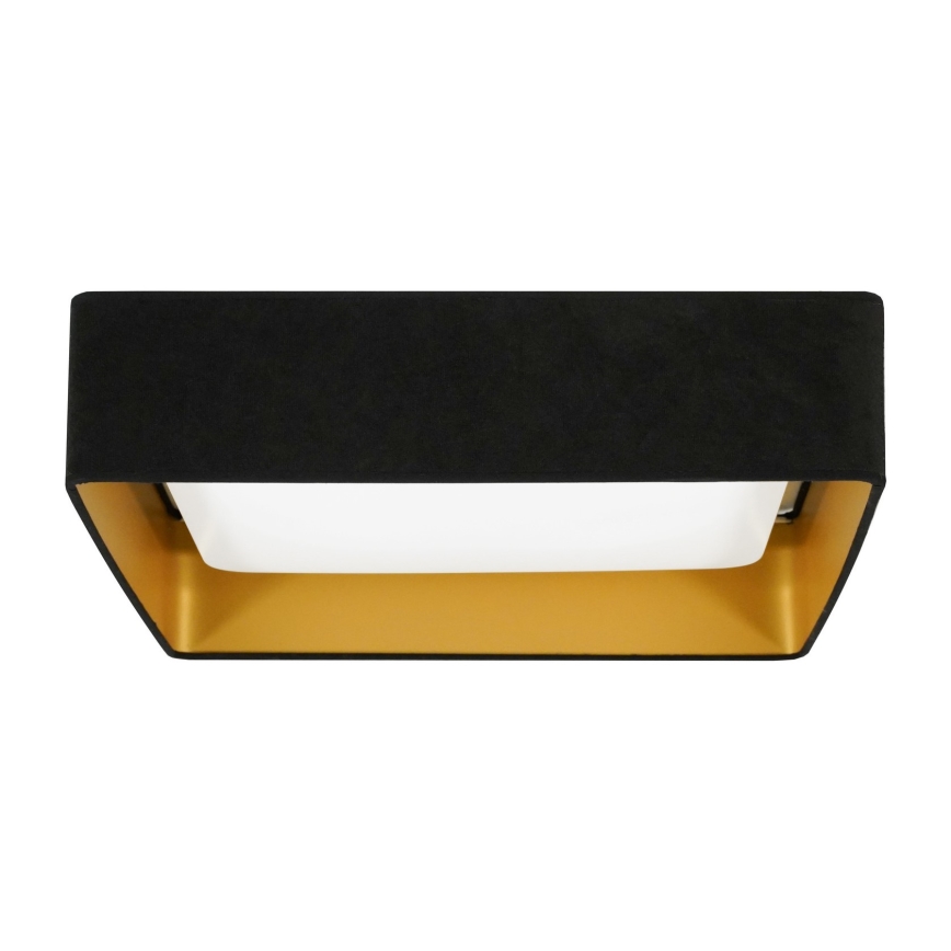 Brilagi - LED Deckenleuchte VELVET SQUARE LED/24W/230V schwarz