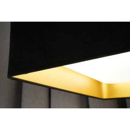 Brilagi - LED Deckenleuchte VELVET SQUARE LED/24W/230V schwarz