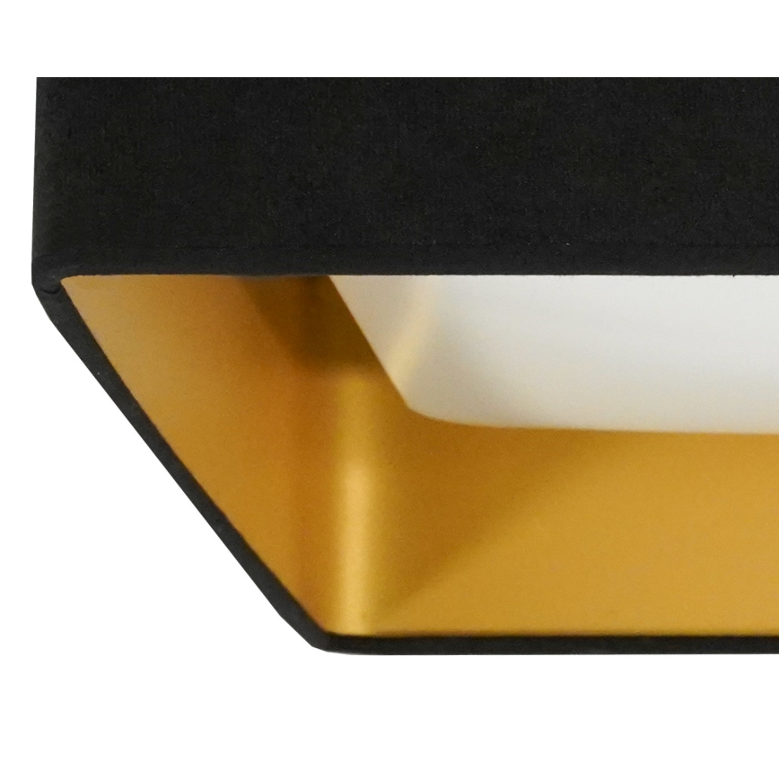 Brilagi - LED Deckenleuchte VELVET SQUARE LED/24W/230V schwarz