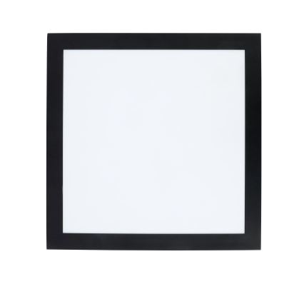 Brilagi - LED Dimmable Deckenleuchte FRAME SMART LED/24W/230V 30x30 cm 3000-6000K IP44 schwarz + Fernbedienung