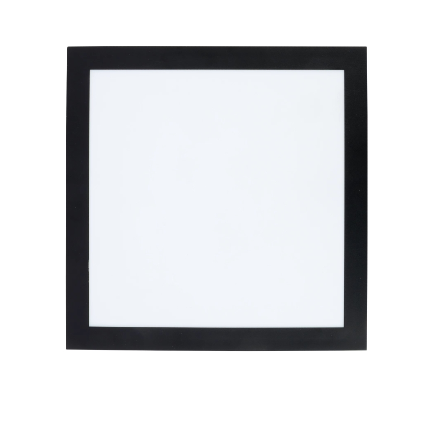 Brilagi - LED Dimmable Deckenleuchte FRAME SMART LED/24W/230V 30x30 cm 3000-6000K IP44 schwarz + Fernbedienung