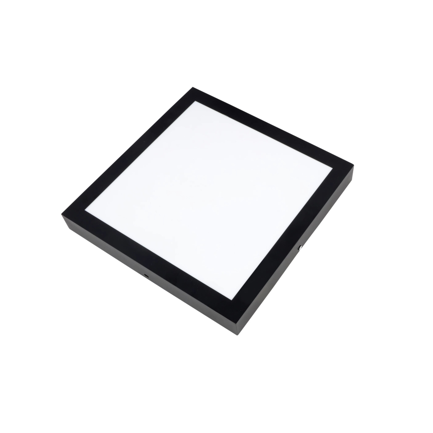 Brilagi - LED Dimmable Deckenleuchte FRAME SMART LED/24W/230V 30x30 cm 3000-6000K IP44 schwarz + Fernbedienung