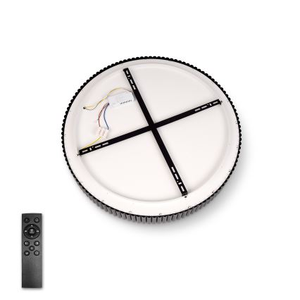 Brilagi - LED-dimmbare Deckenleuchte FALCON MODERN LED/30W/230V 3000-6500K Ø 40 cm schwarz + Fernbedienung