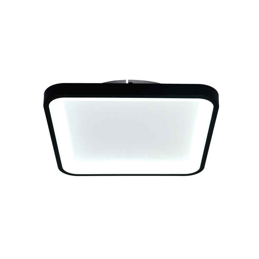 Brilagi - dimmbare LED-Deckenleuchte FALCON SLIM LED/50W/230V 3000-6500K 50x50 cm schwarz + Fernbedienung