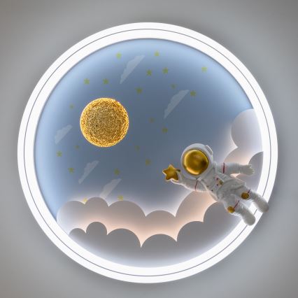 Brilagi - Dimmbare LED-Kinder-Deckenleuchte LED/42W/230V 3000/5700K Astronaut