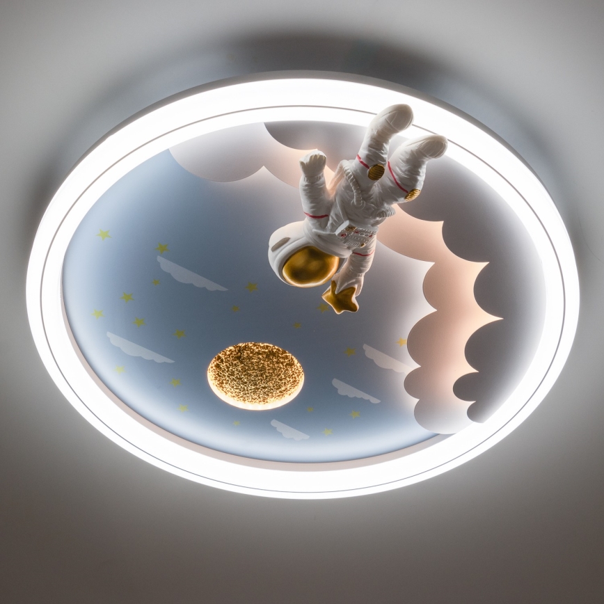 Brilagi - Dimmbare LED-Kinder-Deckenleuchte LED/42W/230V 3000/5700K Astronaut