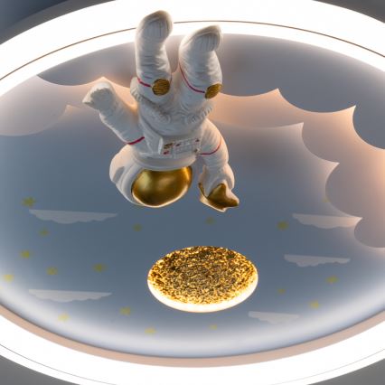 Brilagi - Dimmbare LED-Kinder-Deckenleuchte LED/42W/230V 3000/5700K Astronaut