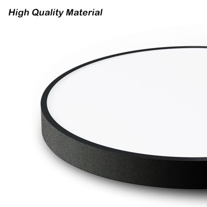 Brilagi - LED dimmbare Deckenleuchte POOL SMART LED/128W/230V 3000-6000K Ø 100 cm Wi‑Fi Tuya schwarz + Fernbedienung