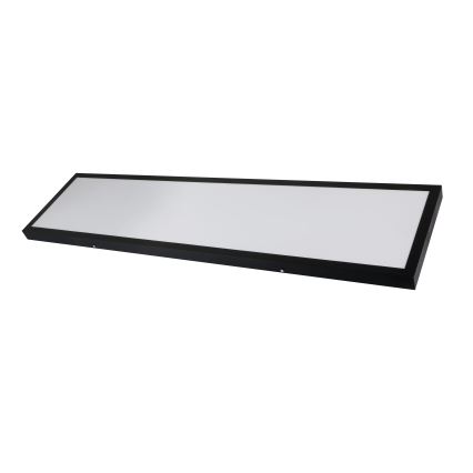 Brilagi - Dimmbare Badezimmerdeckenleuchte FRAME SMART LED/50W/230V 30x120 cm 3000-6000K IP44 Schwarz + Fernbedienung