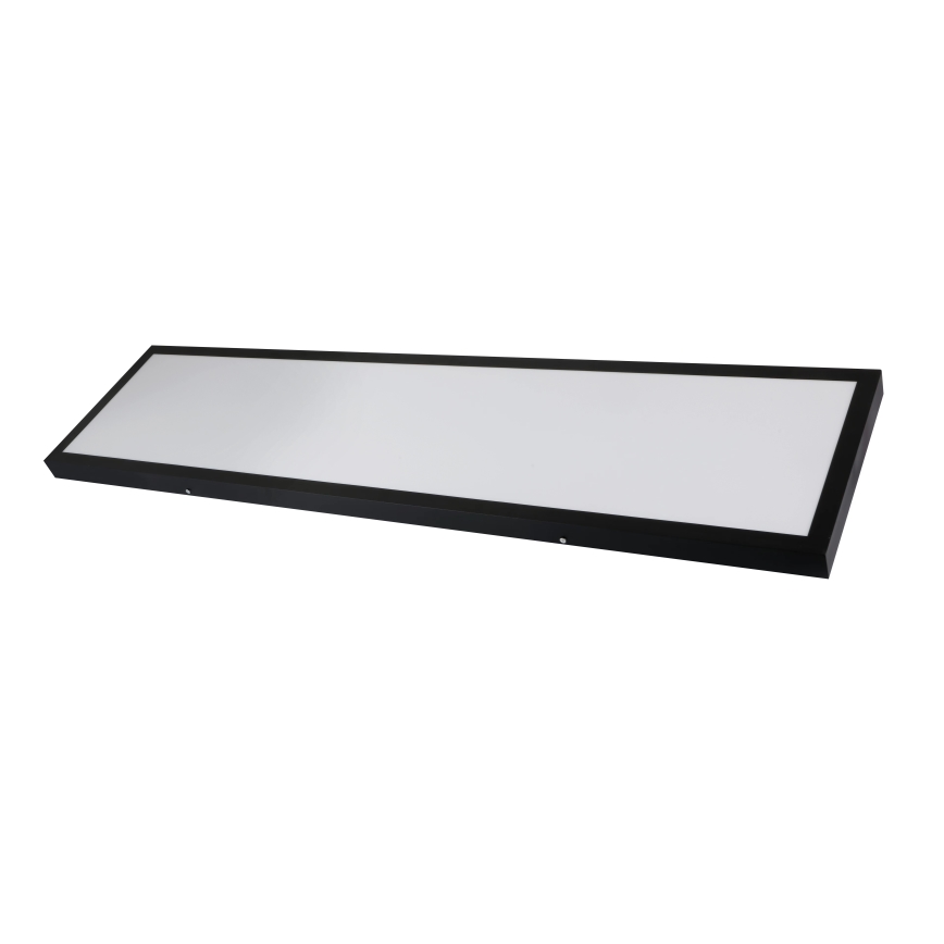 Brilagi - Dimmbare Badezimmerdeckenleuchte FRAME SMART LED/50W/230V 30x120 cm 3000-6000K IP44 Schwarz + Fernbedienung