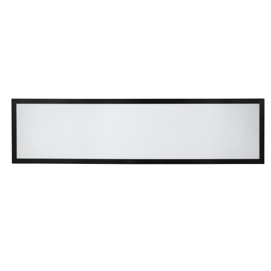Brilagi - Dimmbare Badezimmerdeckenleuchte FRAME SMART LED/50W/230V 30x120 cm 3000-6000K IP44 Schwarz + Fernbedienung