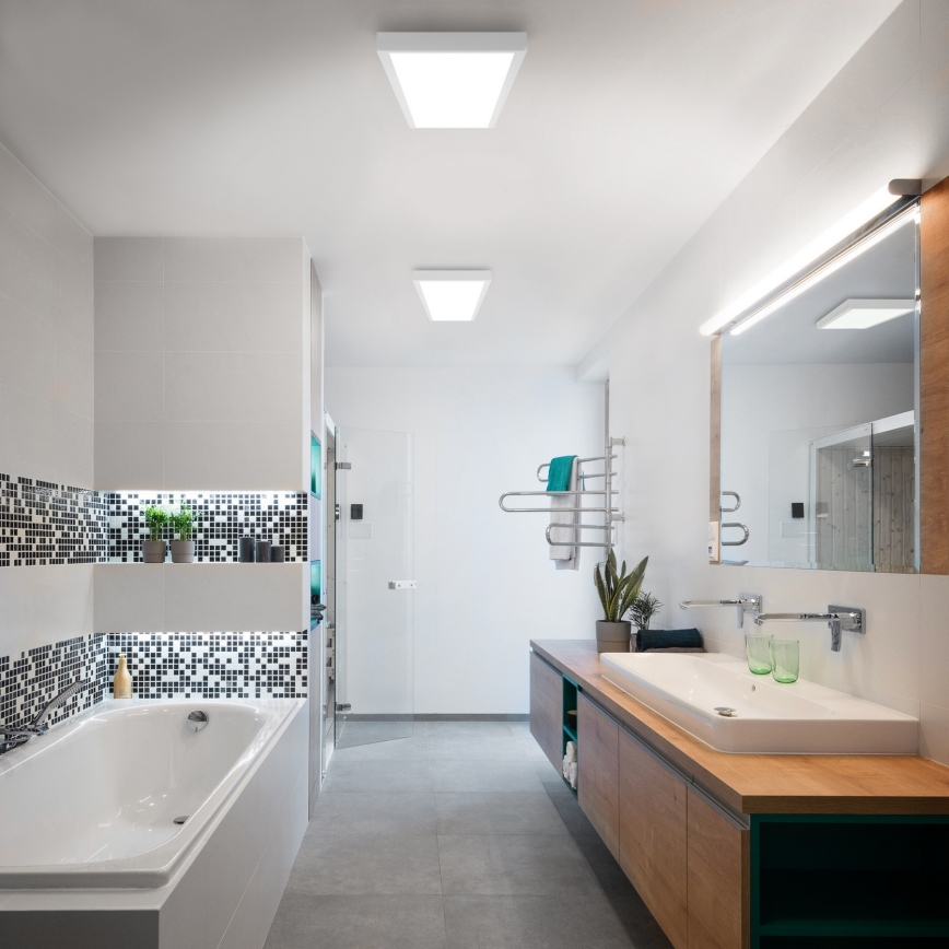 Brilagi - LED Dimmbare Deckenleuchte FRAME SMART LED/50W/230V 30x120 cm 3000-6000K IP44 weiß + Fernbedienung