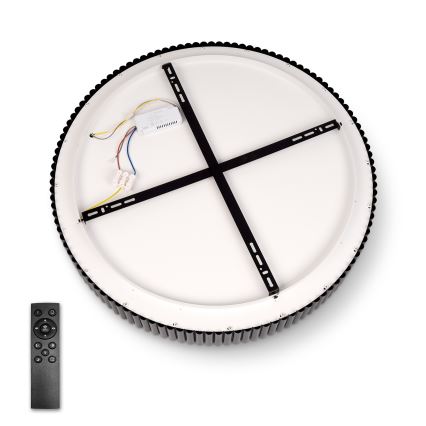 Brilagi - LED dimmbare Deckenleuchte FALCON MODERN LED/54W/230V 3000-6500K pr. 60 cm schwarz + Fernbedienung