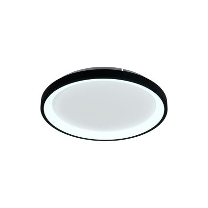 Brilagi - Dimmbare LED-Deckenleuchte FALCON SLIM LED/42W/230V 3000-6500K Ø 50 cm schwarz + Fernbedienung