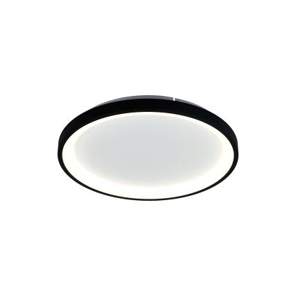 Brilagi - Dimmbare LED-Deckenleuchte FALCON SLIM LED/42W/230V 3000-6500K Ø 50 cm schwarz + Fernbedienung