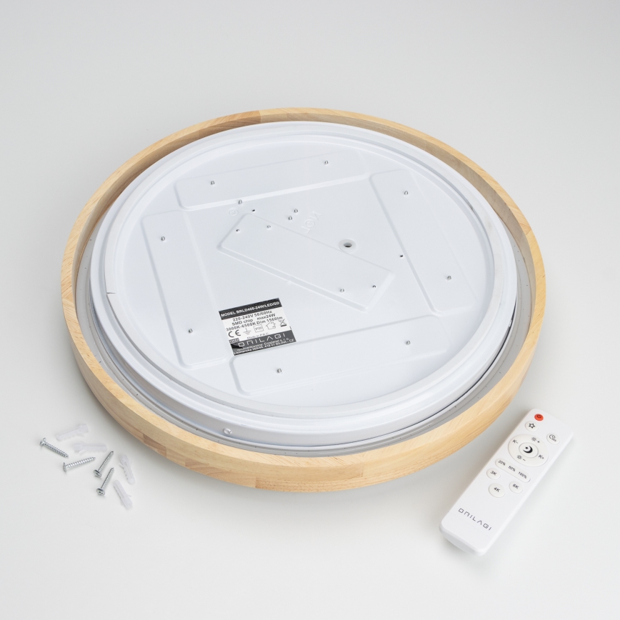 Brilagi - LED dimmbare Deckenleuchte PINE LED/24W/230V + Fernbedienung