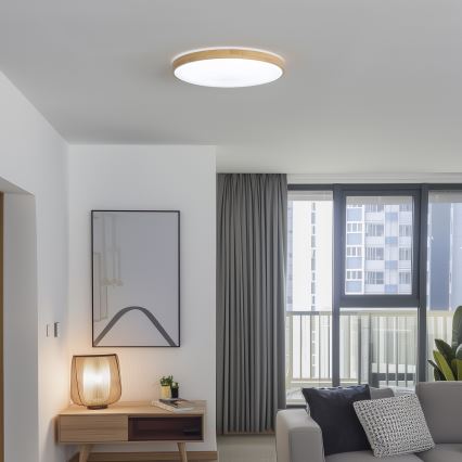 Brilagi - Dimmbare LED-Deckenleuchte OPAL LED/24W/230V 37,5x37,5 cm 3000/4000/6500K + Fernbedienung