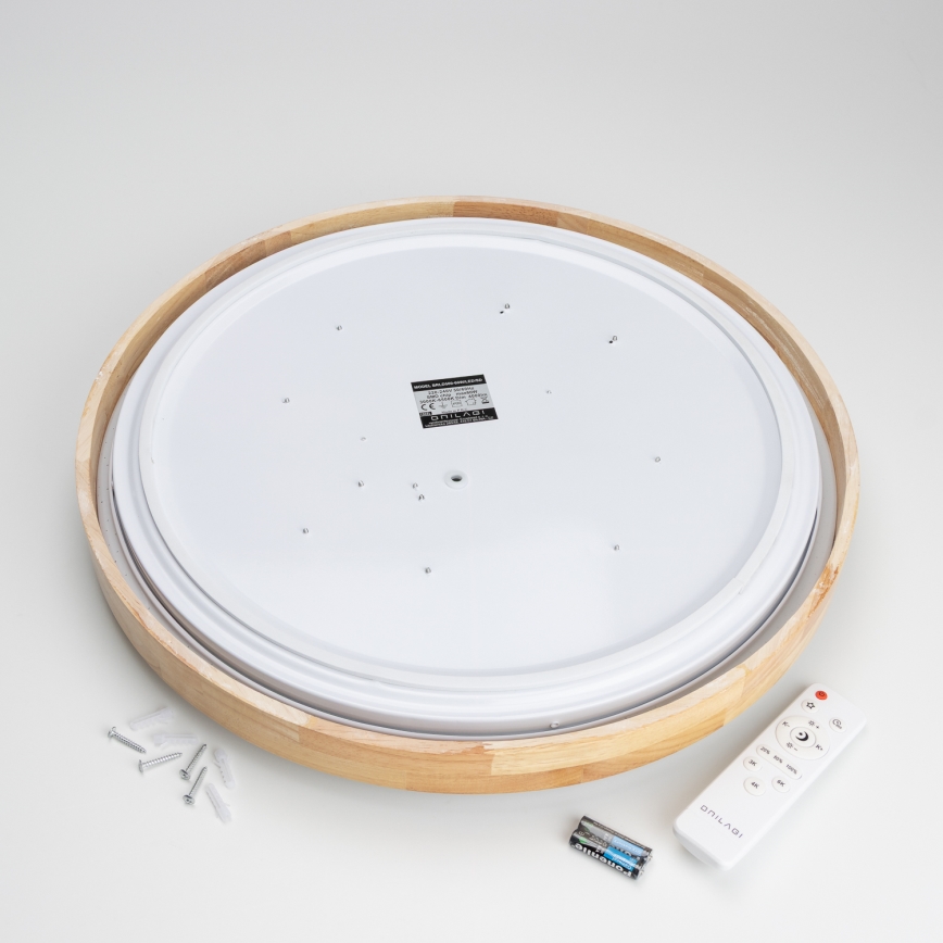 Brilagi - Dimmbare LED-Deckenleuchte OPAL LED/24W/230V 37,5x37,5 cm 3000/4000/6500K + Fernbedienung