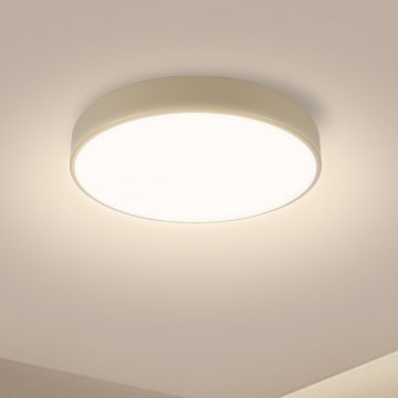 Brilagi - LED-dimmbare Deckenleuchte POOL LED/36W/230V 3000-6000K Ø 30 cm beige + Fernbedienung
