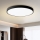 Brilagi - LED dimmbare Deckenleuchte POOL SMART LED/100W/230V 3000-6000K Ø 80 cm Wi-Fi Tuya schwarz + Fernbedienung