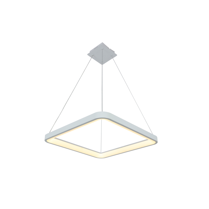 Brilagi - LED dimmbare Pendelleuchte an Kabel FALCON SLIM LED/50W/230V 3000-6500K 50x50 cm weiß + Fernbedienung