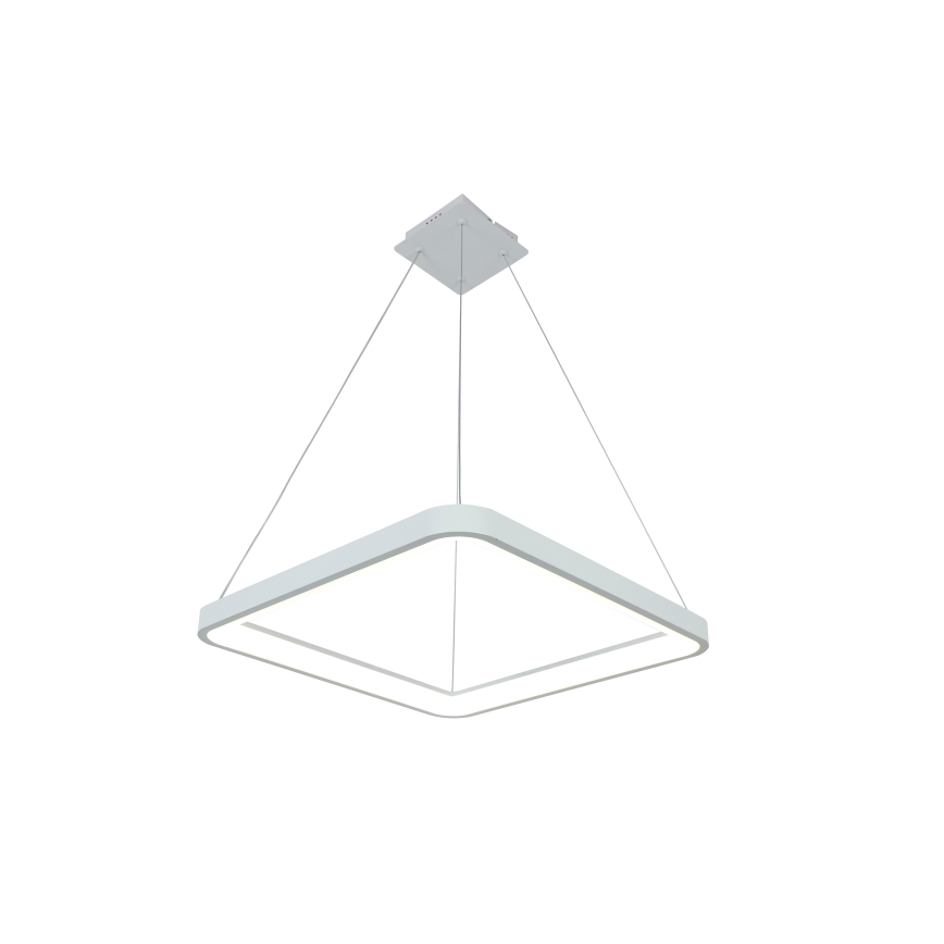 Brilagi - LED dimmbare Pendelleuchte an Kabel FALCON SLIM LED/50W/230V 3000-6500K 50x50 cm weiß + Fernbedienung