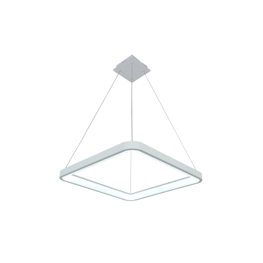 Brilagi - LED dimmbare Pendelleuchte an Kabel FALCON SLIM LED/50W/230V 3000-6500K 50x50 cm weiß + Fernbedienung