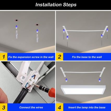 Brilagi - LED Dimmbare Badezimmer-Deckenleuchte FRAME SMART LED/30W/230V 30x60 cm 3000-6000K IP44 weiß + Fernbedienung