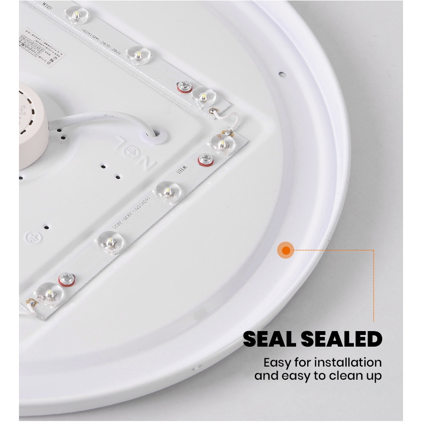 Brilagi - Dimmbare LED-Leuchte SMART STARS LED/36W/230V Ø 48 cm 2700–6500K Wi-Fi Tuya + Fernbedienung