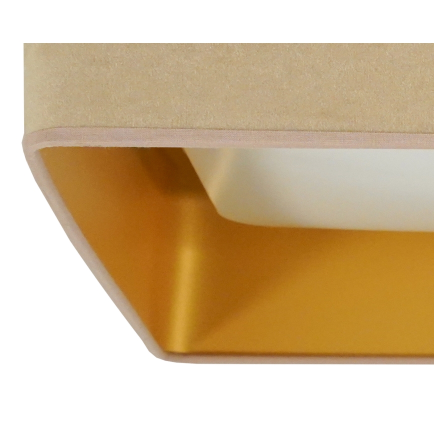 Brilagi - LED dimmbare Deckenleuchte VELVET SQUARE SMART LED/36W/230V 60x60 cm 2700-6500K Wi-Fi Tuya + Fernbedienung beige