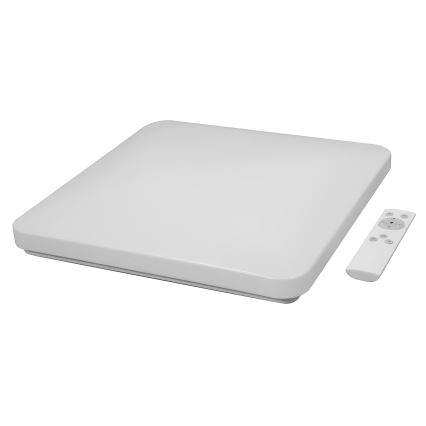 Brilagi - LED-dimmbare Deckenleuchte VELVET SQUARE SMART LED/36W/230V 60x60 cm 2700-6500K Wi-Fi Tuya + Fernbedienung schwarz