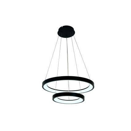 Brilagi - LED-dimmbare Seilpendelleuchte FALCON SLIM LED/68W/230V 3000-6500K Ø 50 cm schwarz + Fernbedienung