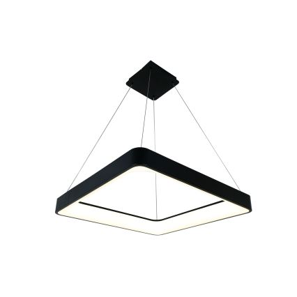 Brilagi - LED dimmbare Pendelleuchte mit Seilaufhängung FALCON II LED/125W/230V 3000-6500K 60x60 cm schwarz + Fernbedienung
