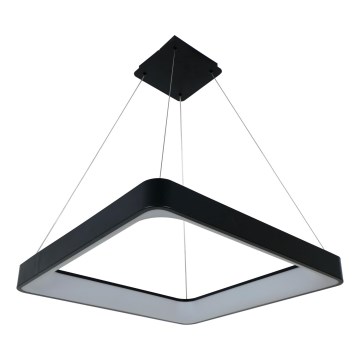 Brilagi - LED dimmbare Pendelleuchte mit Seilaufhängung FALCON II LED/125W/230V 3000-6500K 60x60 cm schwarz + Fernbedienung