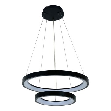 Brilagi - LED-dimmbare Seilpendelleuchte FALCON SLIM LED/68W/230V 3000-6500K Ø 50 cm schwarz + Fernbedienung