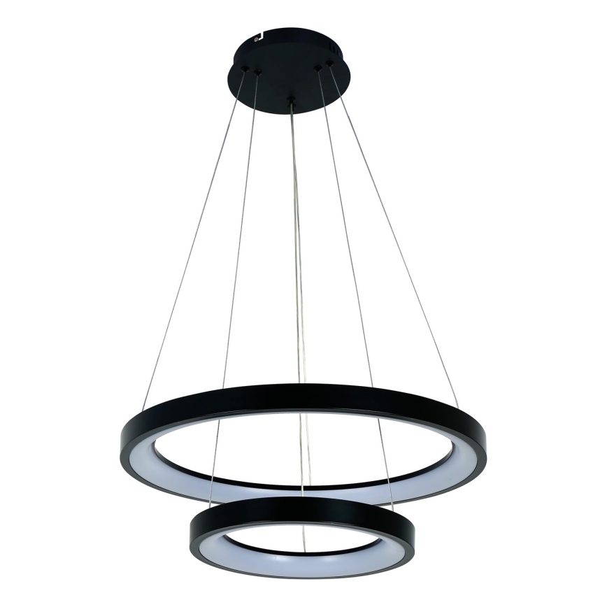 Brilagi - LED-dimmbare Seilpendelleuchte FALCON SLIM LED/68W/230V 3000-6500K Ø 50 cm schwarz + Fernbedienung